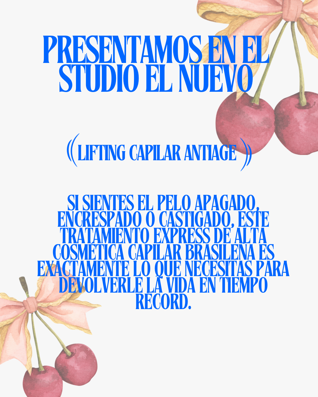 (LIFTING CAPILAR ANTIAGE)