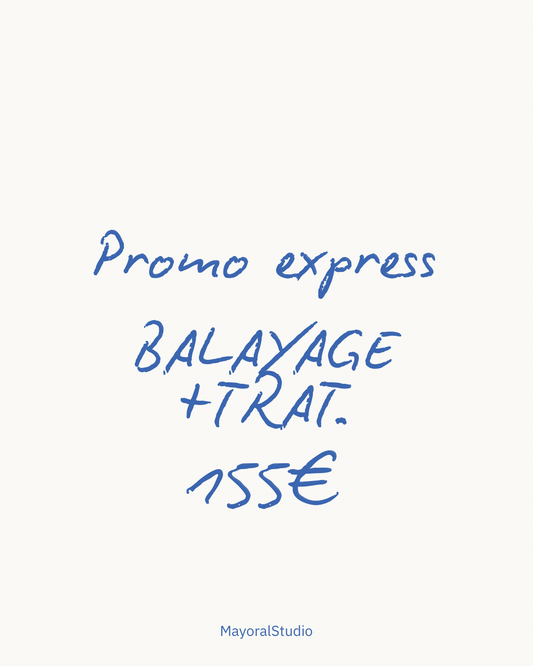 PROMO EXPRESS/ BALAYAGE + TRATAMIENTO